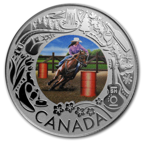 2019 RCM 1/4 oz Silver $3 Celebrating Canadian Fun: Rodeo 2019 RCM 1/4 oz Silver $3 Celebrating Canadian Fun: Rodeo